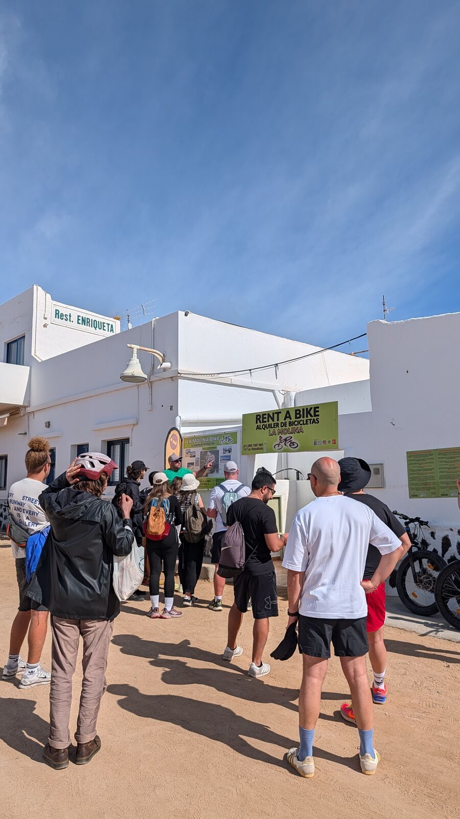 La Graciosa en bici — vista 2