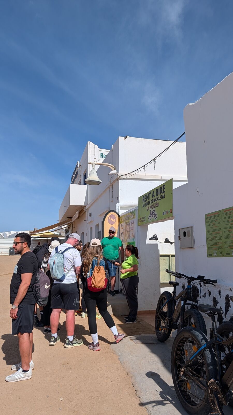 La Graciosa en bici — vista 3