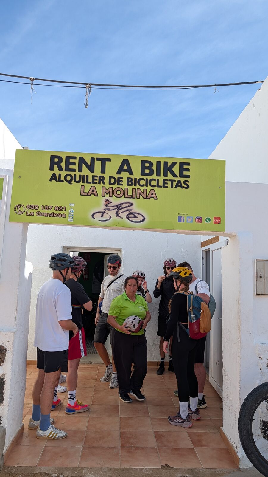 La Graciosa en bici — vista 5
